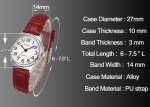 MANIFO Women’s Classical Arabic Numerals Analog Quartz Wrist Watch, 3 ATM Water Resistant - Image 6